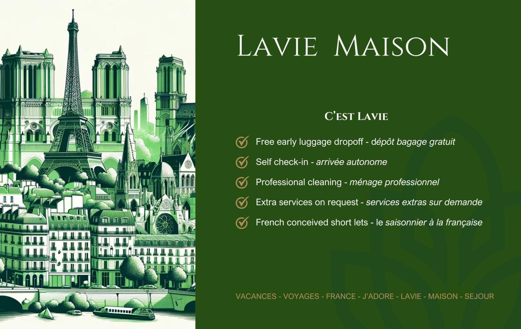 Lavie Maison - Comfortable Studio Near The Marais パリ エクステリア 写真